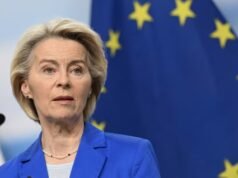 ইইউ ভন ডের লেয়েনের অধীনে নতুন গোয়েন্দা ইউনিট তৈরি করবে
| BanglaKagaj.in Ursula von der Leyen speaks at a press conference, with a European Union flag visible in the background