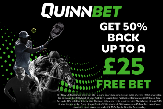 স্পোর্টস বেটিং অফার: কুইন বেটে £25 পর্যন্ত 50% ব্যাক আপ

 | BanglaKagaj.in